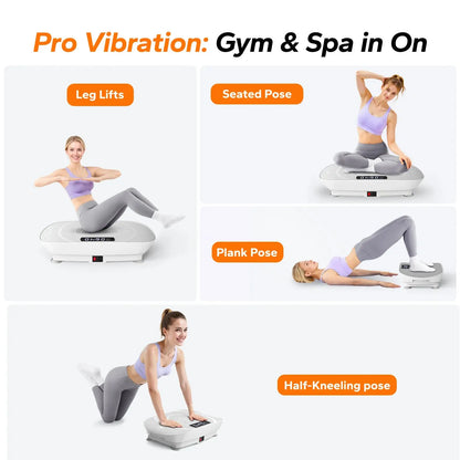Vibration Plate Exercise Machine Whole Body Workout Power Vibrate Fitness Platform Vibration Plate Weight Loss & Shaping