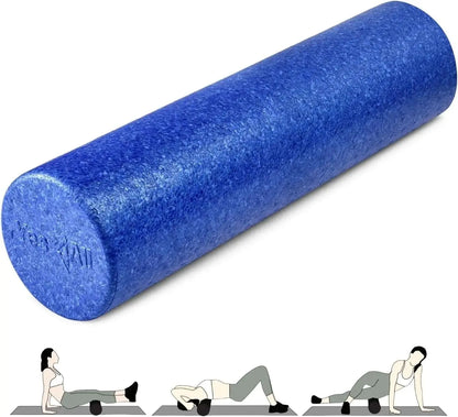 24Inch Exercise Foam Roller EPP Blue