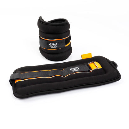 5Lb Pair Ankle & Wrist Weights (2Pcs, Each One Is 2.5LBS), Adjustable Strap