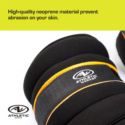 5Lb Pair Ankle & Wrist Weights (2Pcs, Each One Is 2.5LBS), Adjustable Strap