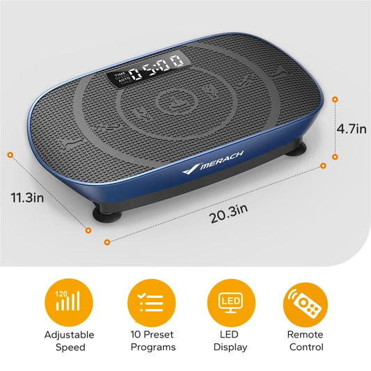 Vibration Plate Exercise Machine Whole Body Workout Power Vibrate Fitness Platform Vibration Plate Weight Loss & Shaping
